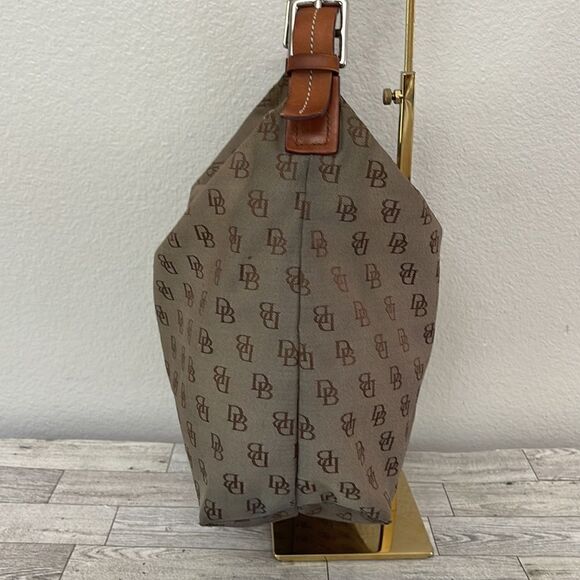 Dooney & Bourke Vintage Canvas and Leather Shoulder Bag - Picture 5 of 15